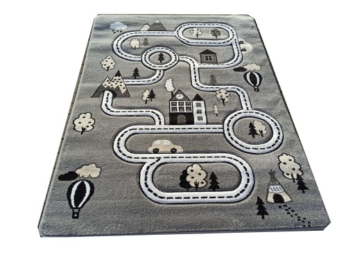 НОВЫЙ КОВЕР PETIT 80x150 CITY TOWN GREY 3D HIT