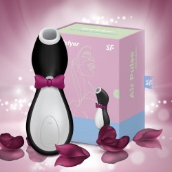 PINGWINEK MASAŻER ŁECHTACZKI SATISFYER PENGUIN PRO