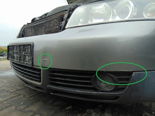 AUDI A4 B6 ПЕРЕДНИЙ БАМПЕР LY7Q