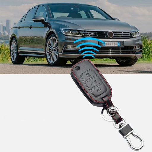Кожаный чехол для ключа VW Golf SEAT Leon SKODA Octavia Superb
