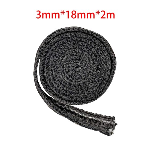 Samoprzylepna taśma uszczelniająca do szyby pieca, płaskie drzwiczki pieca 3 mm x 18 mm x 200 cm