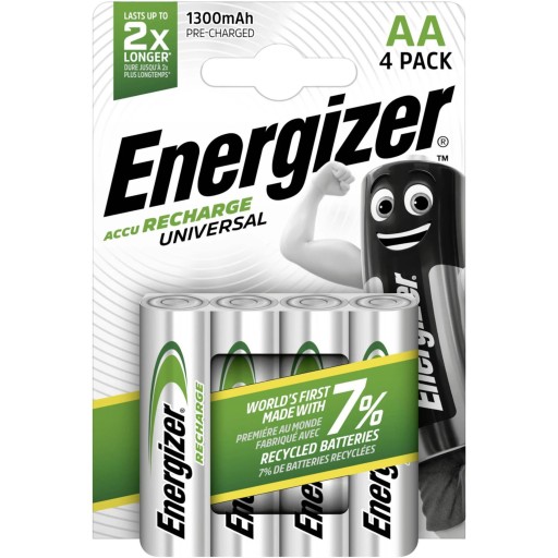 4x Energizer Universal AA R6 HR6 NH15 1,2 В 1300 мАч батарейки