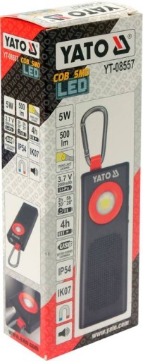Yato YT-08557 Рабочий фонарь 500лм, динамик