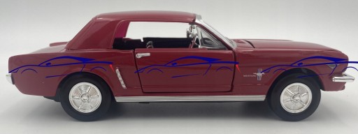 Ford MUSTANG 1/2 купе 1964 1:24 Motormax 73273