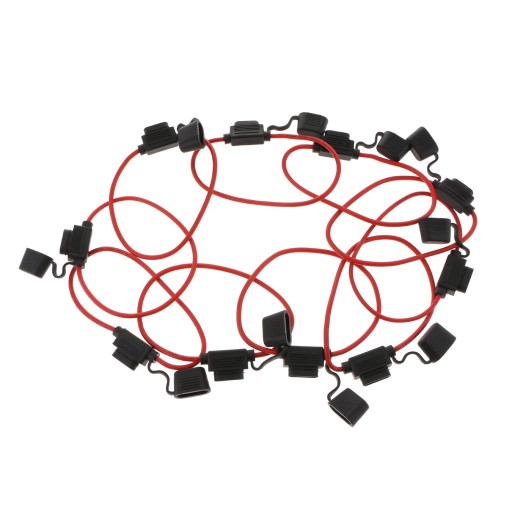 Комплект из 10 автомобильных предохранителей ATC/40AMP с линейным держателем жгута проводов 12AWG