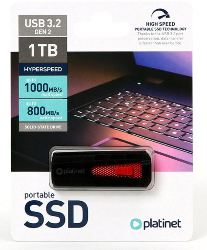Przenośny szybki dysk pendrive SSD 1TB USB 3.2 PC LAPTOP KONSOLA