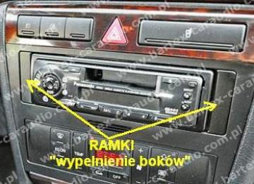 Audi A2 1999-2005 Маскирующие рамки магнитолы 1DIN 61340