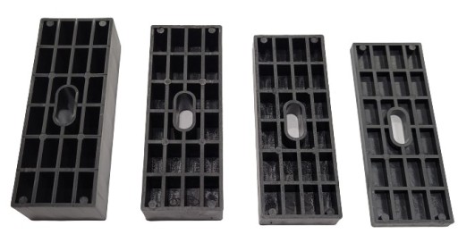 Grube podkładki dystansowe dystanse 20 mm 30x80 mm montażowe z otworem