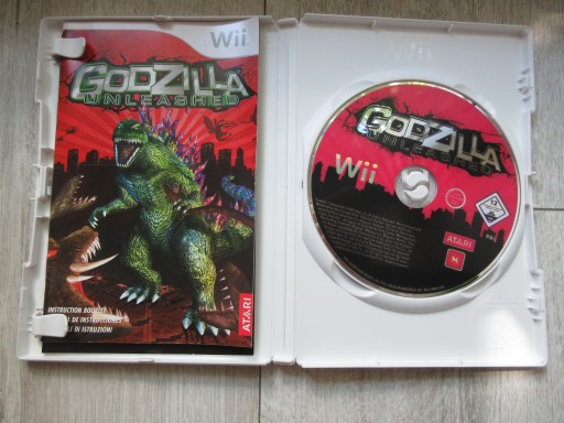 ИГРА GODZILLA UNLEASHED NINTENDO WII В ОЧЕНЬ ХОРОШЕМ СОСТОЯНИИ