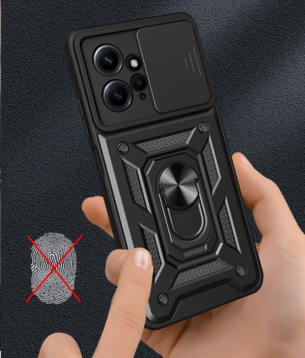 ARMOR SLIDE CASE для XIAOMI REDMI ПРИМЕЧАНИЕ 12 + СТЕКЛО