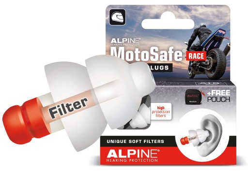 ЗАГЛУШКИ/БЕРУШИ ALPINE MOTOSAFE RACE – ПОДАРОК ​​МОТОЦИКЛИСТУ