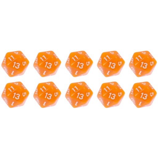 Набор из 10 K20 RPG Cubes остерегается SITH двадцать семь
