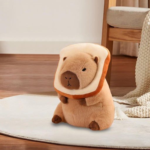 Realistyczne wypchane zwierzę Kapibara Miękkie zabawki Sofa Ozdoby Chleb 40 cm