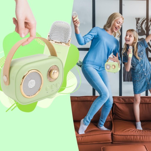 БЕСПРОВОДНОЙ КАРАОКЕ-МИКРОФОН BLUETOOTH ДИНАМИК C20 PLUS + 2 МИКРОФОНА