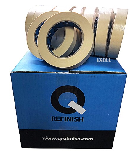 Малярная лента Q-Refinish 24 мм x 50 м, 80 градусов Цельсия 1133