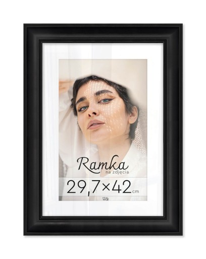 Czarna ramka na zdjęcia 29,7x42 cm Rama 42x29,7 cm