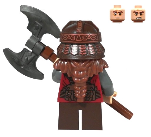 Уникальный LEGO Hobbit Lord - Гимли + топоры! 9473