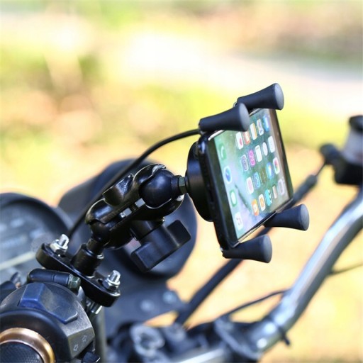 ДЕРЖАТЕЛЬ ДЛЯ ТЕЛЕФОНА FreedConn MC7HR, GPS ДЛЯ МОТОЦИКЛА, USB
