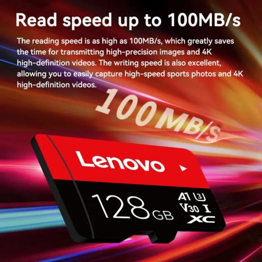 Карта памяти Lenovo Micro TF SD 512 ГБ