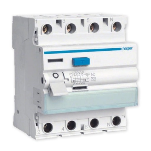 ВЫКЛЮЧАТЕЛЬ остаточного тока HAGER 4P 40A CDC440J