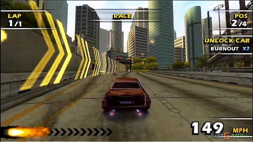 Burnout Dominator — игра для консоли Sony PSP.