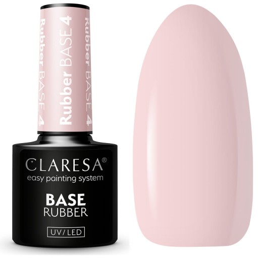 Гибридная основа для ногтей Claresa Rubber 4 UV/LED