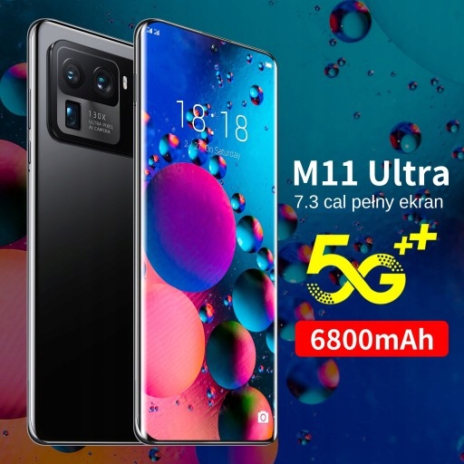 7,3-дюймовый смартфон M11 Galaxy, 16 ГБ, черный цвет 1T