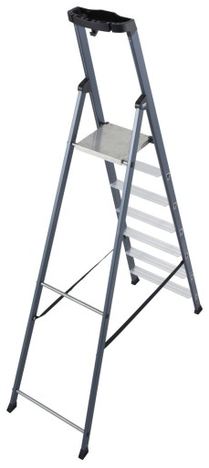 KRAUSE SePro S Анодированная лестница 1x7 124210 3,50 м