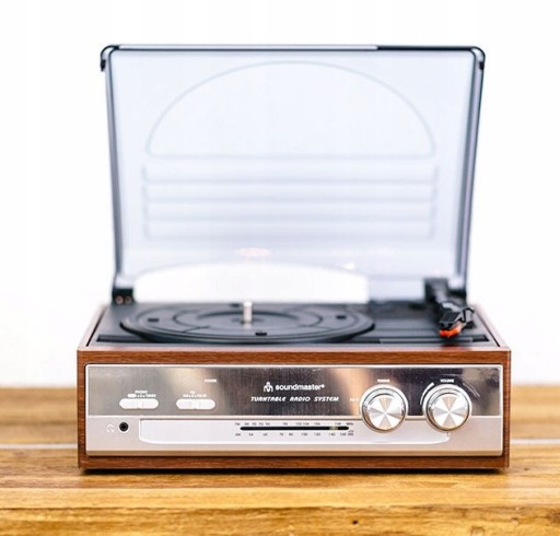 Проигрыватель Soundmaster PL186 коричневый