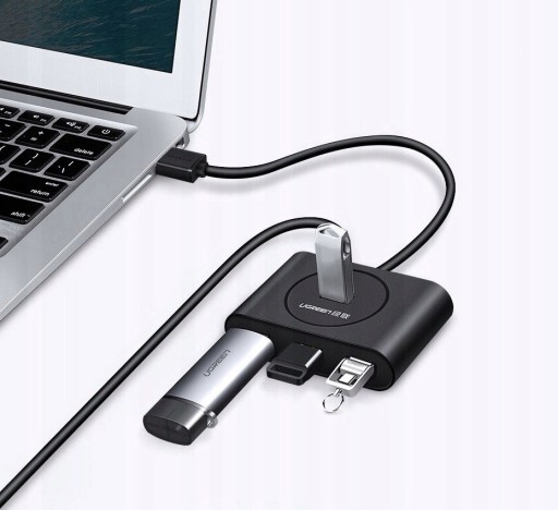 АДАПТЕР-концентратор UGREEN, РАЗДЕЛИТЕЛЬНАЯ СТАНЦИЯ USB 3.0 4X USB-A 5 ГБ/с PLUG&PLAY 0,5M