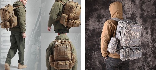 PLECAK TAKTYCZNY TURYSTYCZNY WOJSKOWY SURVIVAL 50L