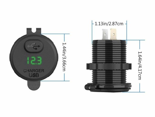 ЗАРЯДНОЕ УСТРОЙСТВО БЛОК ПИТАНИЯ USB QC3.0 ВОЛЬТМЕТР + КНОПКА
