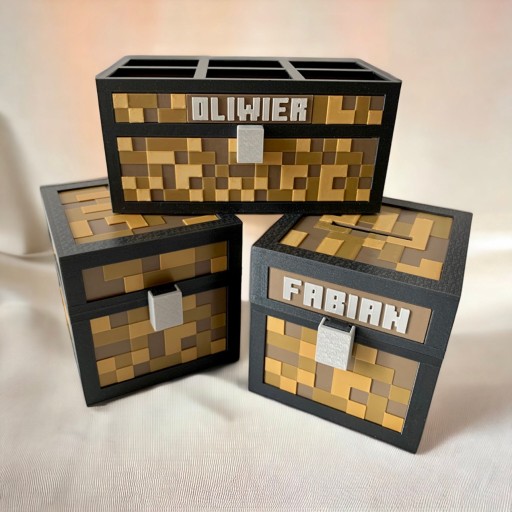 KAJAWIS miecz diamentowy 3D w stylu MINECRAFT ozdoby piksele dzień dziecka