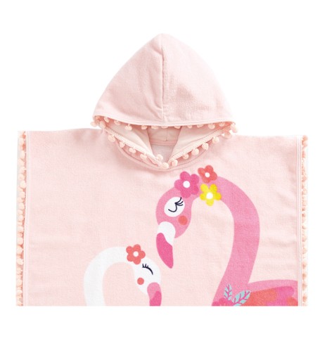Полотенце детское с капюшоном.Детское пончо Flamingos Mothercare 4-5 лет.