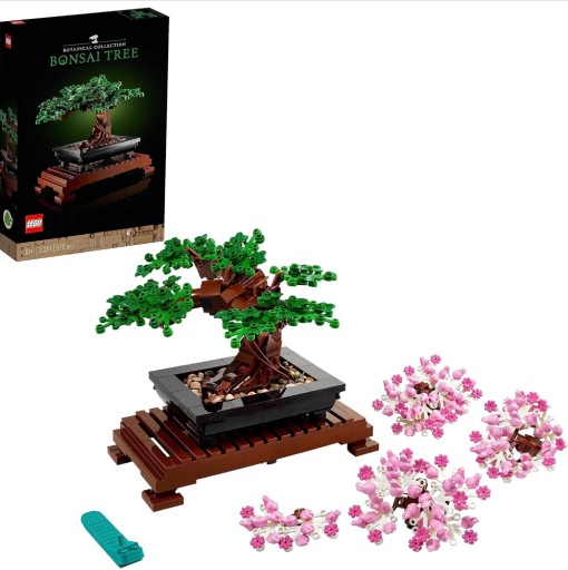 Набор LEGO Bricks «Дерево БОНСАЙ» (10281) + садовые инструменты для бонсай