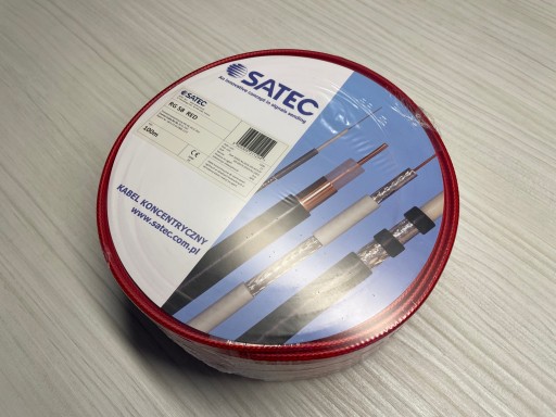 RG58 RG-58 RED Коаксиальный кабель SATEC 10м