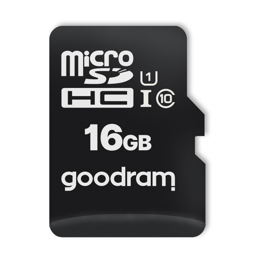 Карта памяти GoodRam 16 ГБ microSDHC class 10 UHS-I + адаптер + картридер