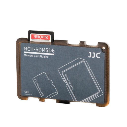 Чехол JJC SDMSD6GR для карт SD и micro SD