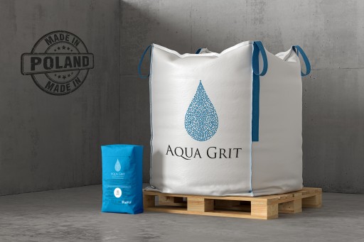 Piasek szkło kwarcowe Aqua Grit 29058 Atest PZH 0,85 - 2 mm 25kg