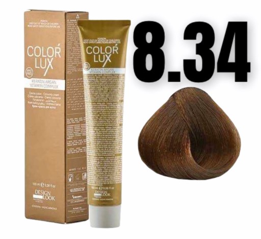 Краска для волос DESIGN LOOK Color Lux 100мл 8.34