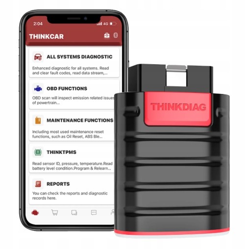 THINKDIAG OBD2 ДИАГНОСТИЧЕСКИЙ ИНТЕРФЕЙС, ПОЛИРОВКА