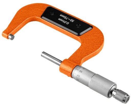 NEO Tools Микрометр с нониусом 50-75 мм 75-022
