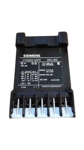 Контактор Siemens 3TH2022-0AP0 2НО+2НЗ 230В переменного тока 1,1кВт