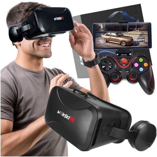 VR 3D ОЧКИ + НАУШНИКИ-НАУШНИКИ РОЖДЕСТВЕНСКИЙ ПОДАРОК ​​РОЖДЕСТВЕНСКАЯ ЕЛКА