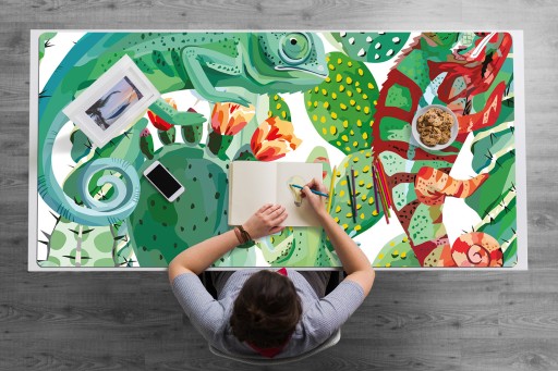 Mata na biurko stół blat Kameleony DESKMAT 120x60