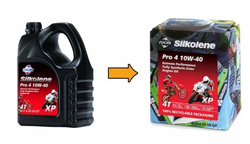 Масло FUCHS Silkolene PRO 4 XP 10W40 4л + KN204