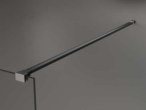 MEXEN KIOTO ŚCIANKA PRYSZNICOWA WOLNOSTOJĄCA 120 x 200 GUN METAL szkło 8 mm