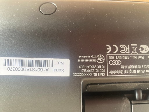 Планшетный монитор RSE Audi A4 B9 8W Q7 4M0051700