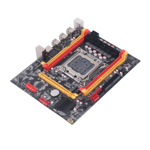 Материнская плата компьютера X79 V2 LGA2011 CPU 4 DDR3 USB2.0 SATA PCIE M.2 02