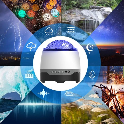 ПРОЕКТОР OCEAN SKY STARS СВЕТОДИОДНЫЙ НОЧНИК ПРОЕКТОР BLUETOOTH ДИНАМИК
